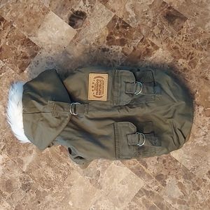 Parisdog Republic cozy pet jacket, EUC, size M